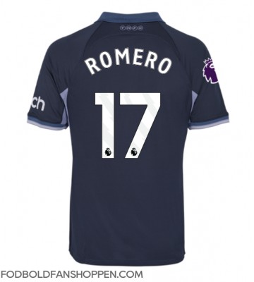 Tottenham Hotspur Cristian Romero #17 Udebanetrøje 2023-24 Kortærmet